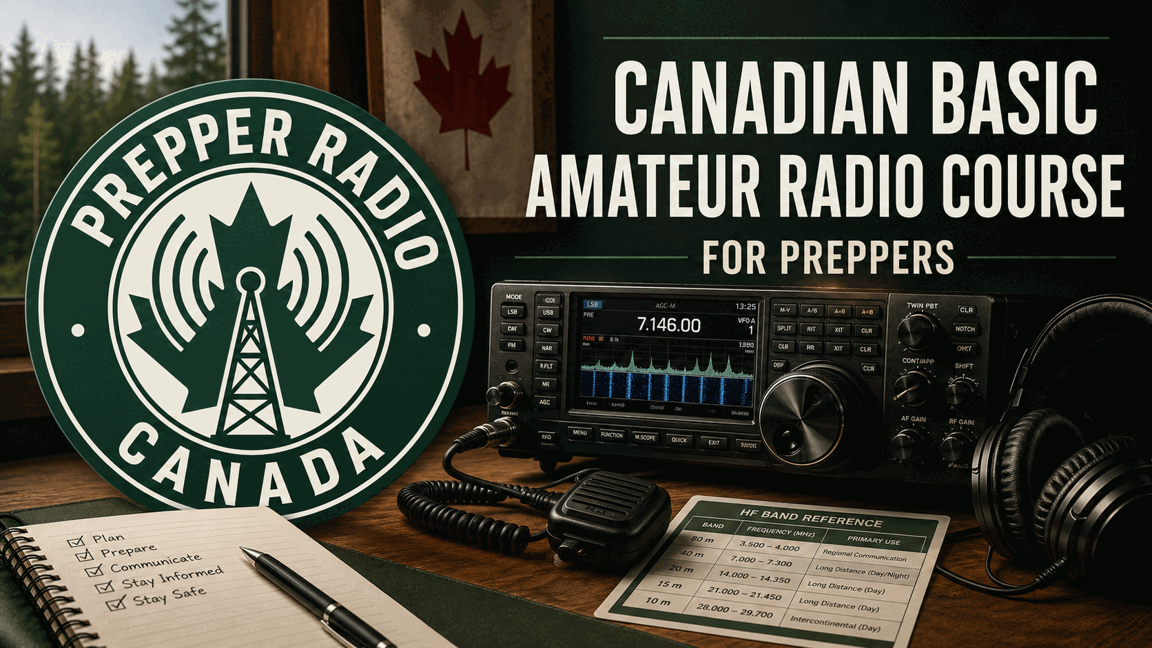 Canadian Basic Amateur Radio Course for Preppers
